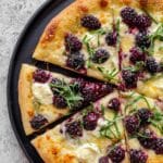 Blackberry Basil Ricotta Pizza Recipe