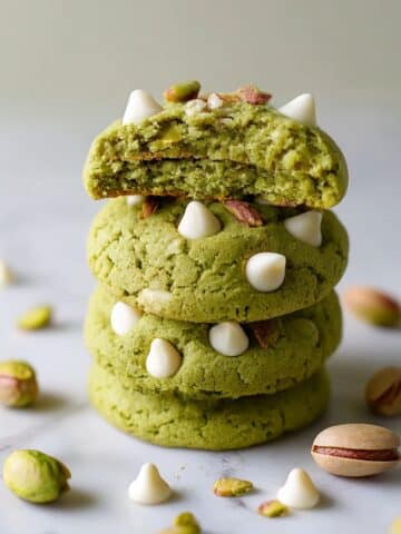 Pistachio White Chocolate Chip Cookies Recipe