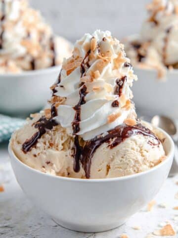 Samoa Ice Cream (Chocolate Coconut Cookie Ice Cream) Recipe