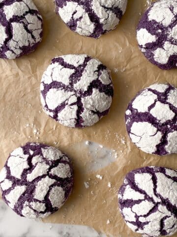 Ube Crinkle Cookies Recipe