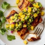 Grilled Mahi Mahi with Mango Avocado Salsa Recipe