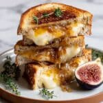 Caramelized Onion and Fig Grilled Cheese Recipe