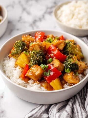 Pineapple Teriyaki Chicken Bowls Recipe