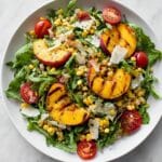 Grilled Peach, Corn and Quinoa Salad Recipe
