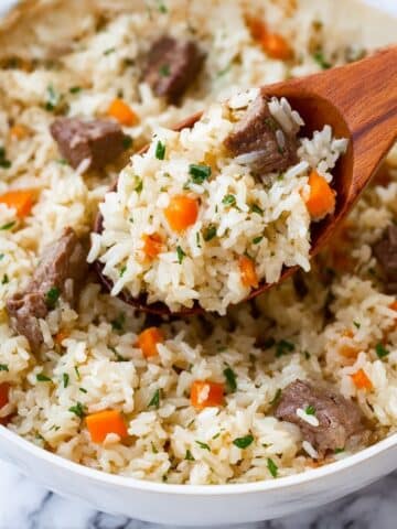Instant Pot Beef and Rice with Vegetables Recipe