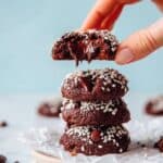 Fudgy Chocolate Tahini Cookies (1 Bowl!) Recipe