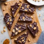 Chocolate Peanut Butter Date Bark Recipe