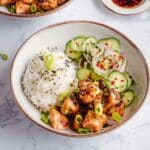 Bang Bang Salmon Bites Bowls Recipe