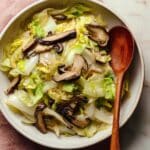 Sauteed Napa Cabbage with Shiitake Mushrooms Recipe