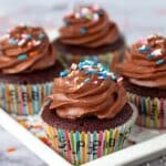 Chocolate Cupcakes with Chocolate Buttercream Frosting Recipe