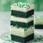 Green Velvet Brownies with Cream Cheese Frosting Recipe