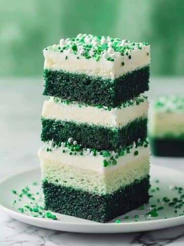Green Velvet Brownies with Cream Cheese Frosting Recipe