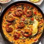 Creamy Garlic-Paprika Shrimp Skillet Recipe