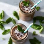 Energy Boosting Mint Chocolate Spirulina Smoothie Recipe