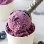 Blueberry Banana Frozen Yogurt Recipe