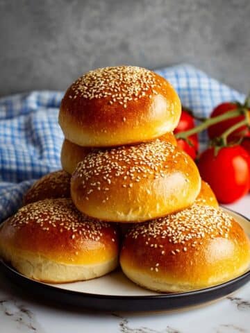 Super Soft Homemade Hamburger Buns (Tangzhong Method) Recipe