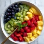 Tropical Fruit Salad with Lemon Glaze Recipe