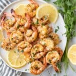 Oven Baked Garlic and Lemon Shrimp Skewers Recipe