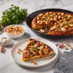 Thai Chicken Pizza with Peanut Sauce and Fresh Toppings Recipe