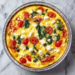 Hashbrown, Spinach, Tomato and Feta Pie Recipe