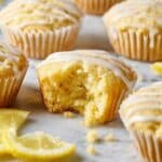 Lemon Muffins with Lemon Glaze Recipe