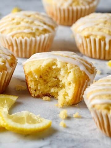 Lemon Muffins with Lemon Glaze Recipe
