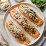 Stuffed Salmon with Spinach and Feta Recipe