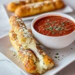 Cheese Stuffed Garlic Breadsticks Recipe
